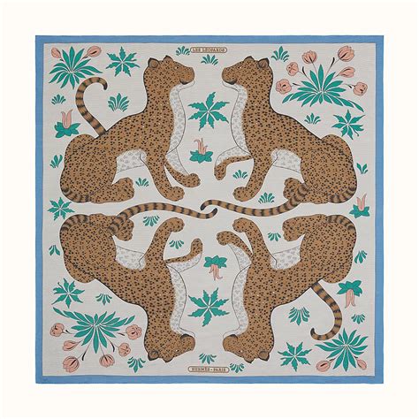 hermes scarf lion|hermes scarf les leopards.